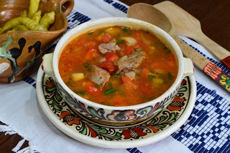 CIORBA DE VACUTA CU BORS DE CASA 3 L